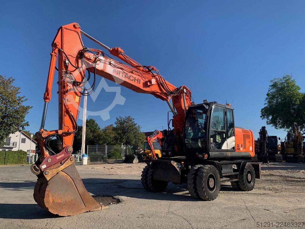 Mobile excavator Hitachi ZX190W-5B