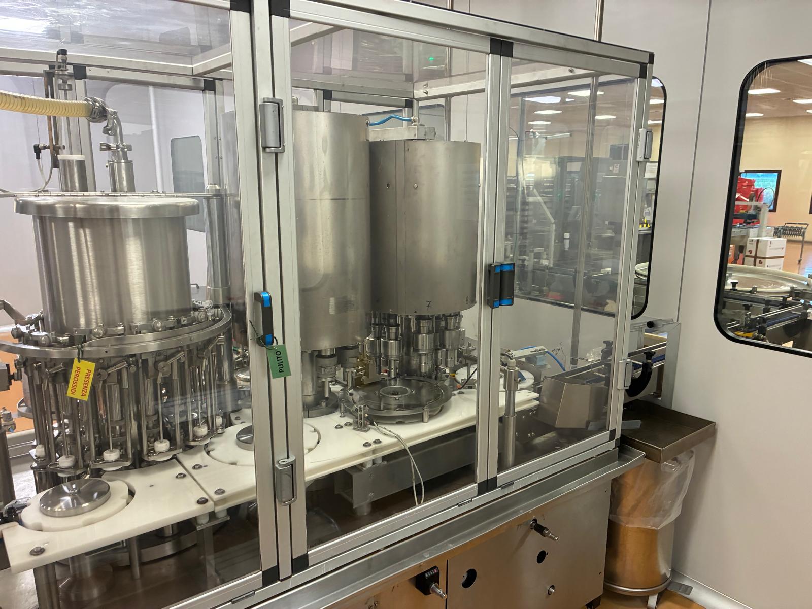 Monobloc de remplissage et bouchage IMA Farmomac F573 d'occasion