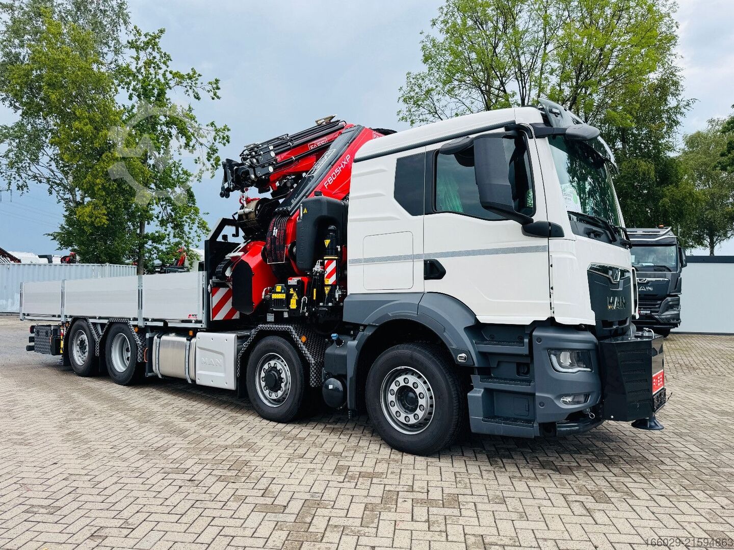 Truck mounted crane MAN MAN TGS 35.520 mit F805R.2.7 L436 TECHNO NEU