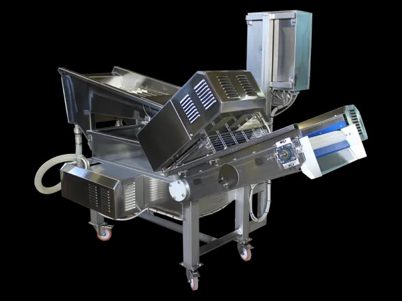 Machine de découpe, lavage et blanchiment de fruits et légumes Turatti Hydra