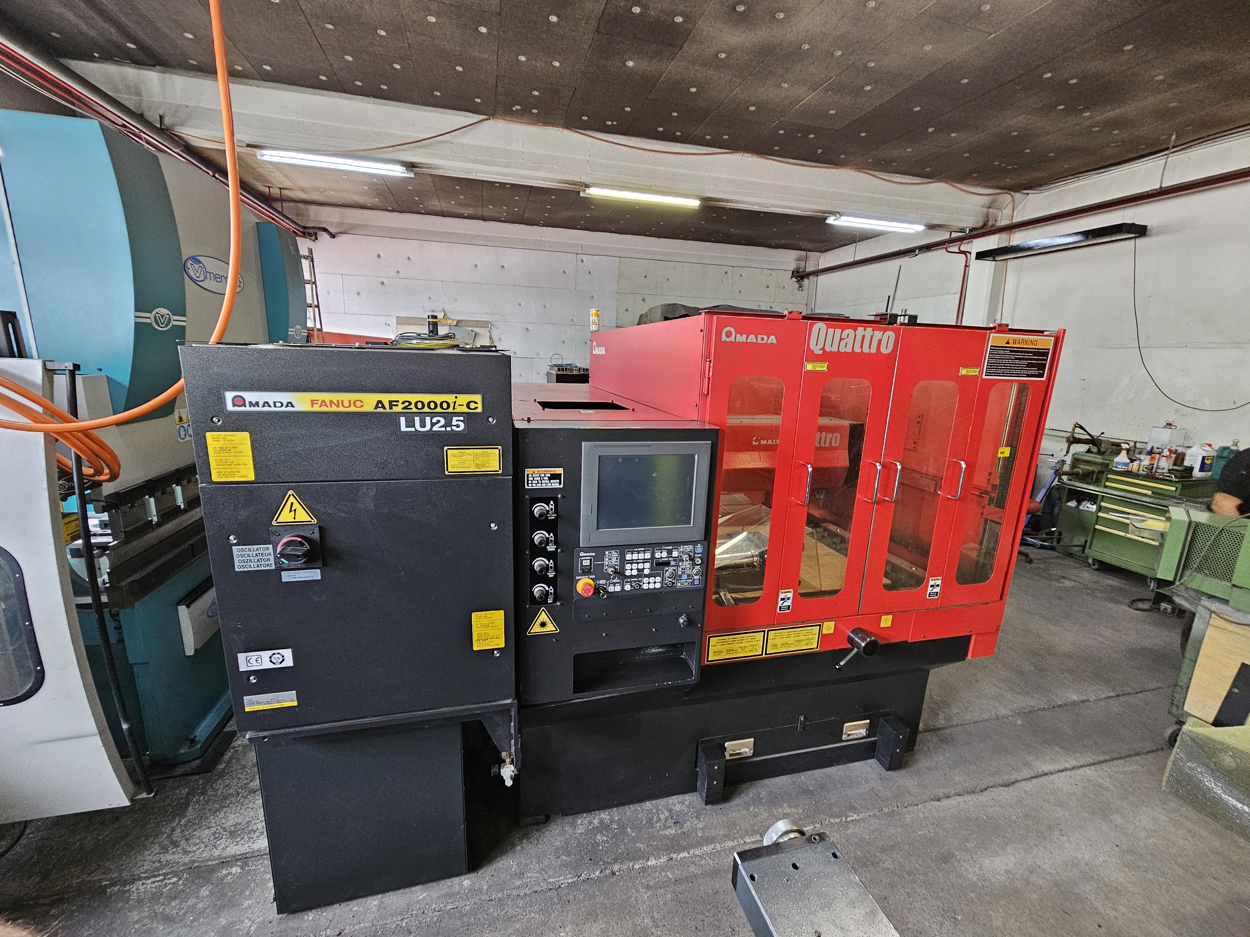 Machine de découpe laser Amada Quattro d'occasion