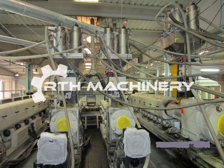 Extrudeuse bivis TECHNO COATING ENGINEERING 2000/5 PLUS 4E