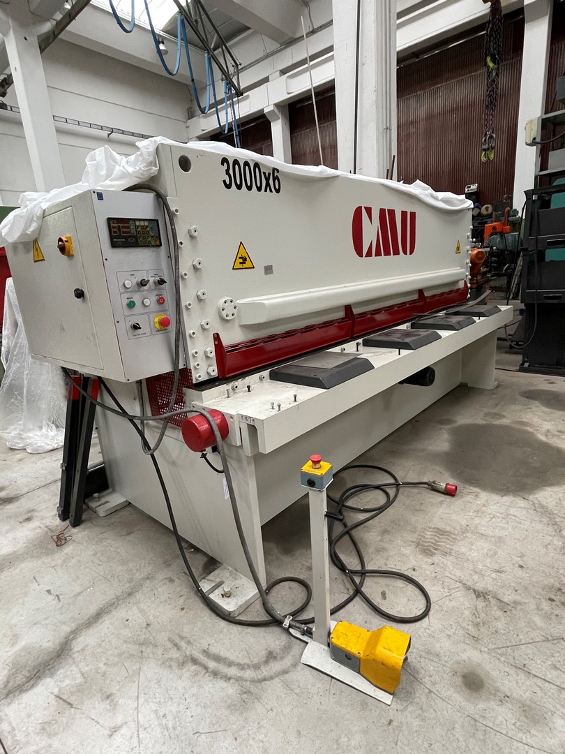 Cisaille guillotine hydraulique CMU 3000X6