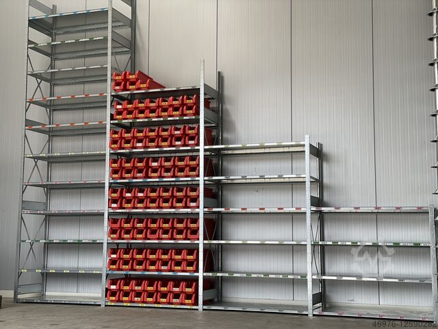 Shelf Shelving Storage Racking Shelves Dexion HI280 / 2,63 lfm. / verzinkt / Ständer 1.200x610mm / Fachbreite 1290 mm