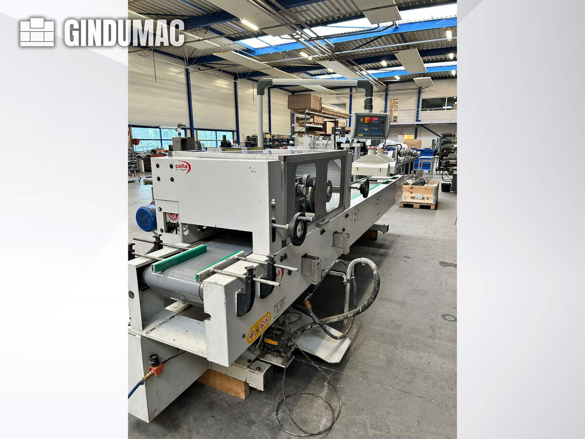 Machine de revêtement et de vernissage CEFLA Smartparquet MRF-2VS/300