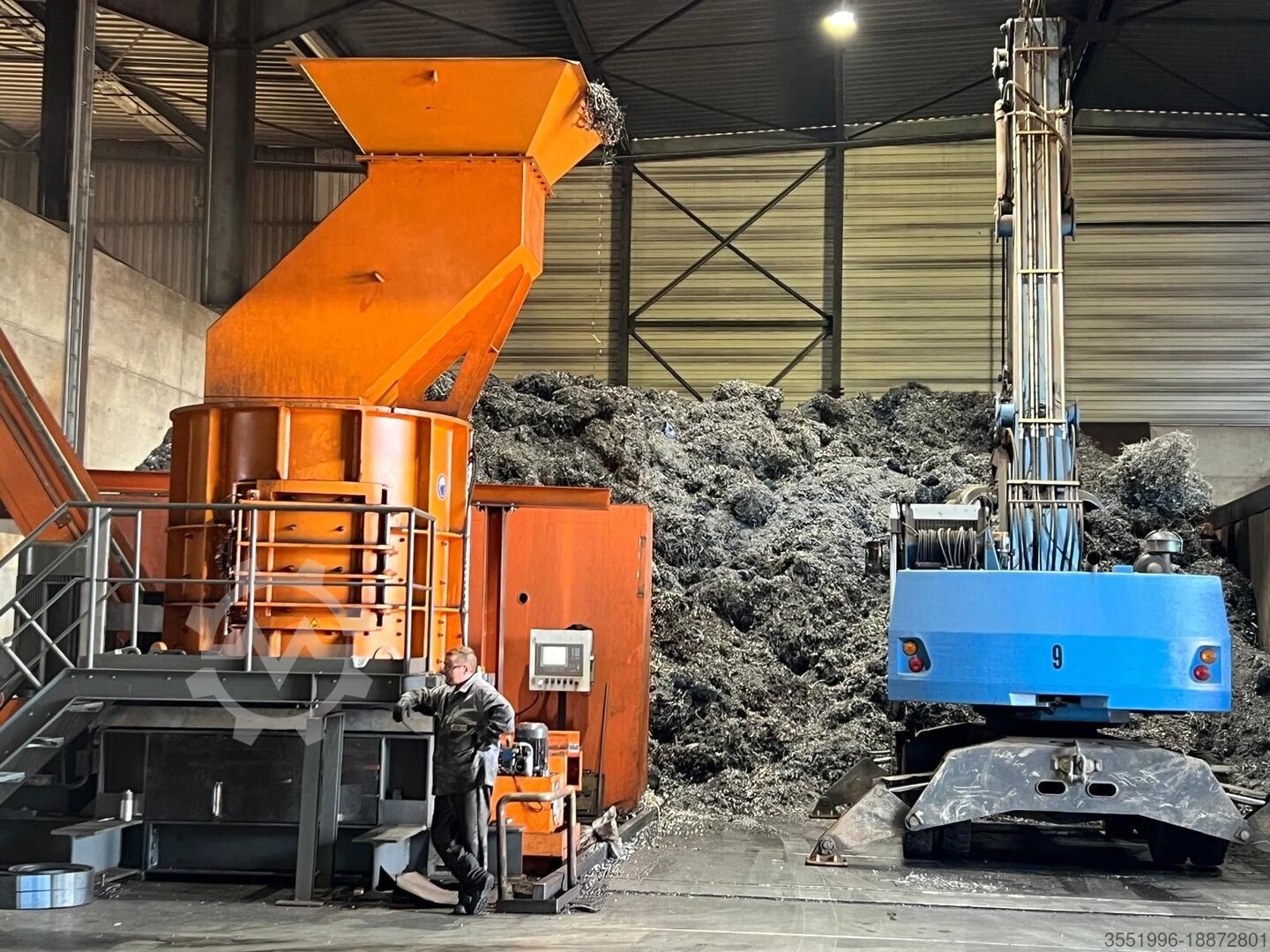 Shredding plant Recuperma RECU UZ 2000