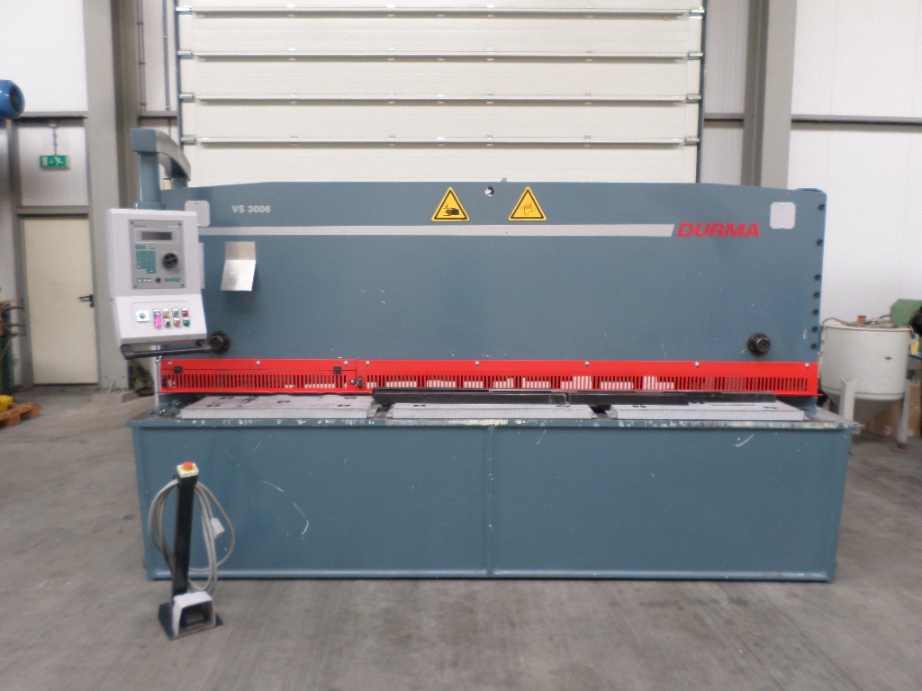 Cisaille guillotine hydraulique Durma VS 3006