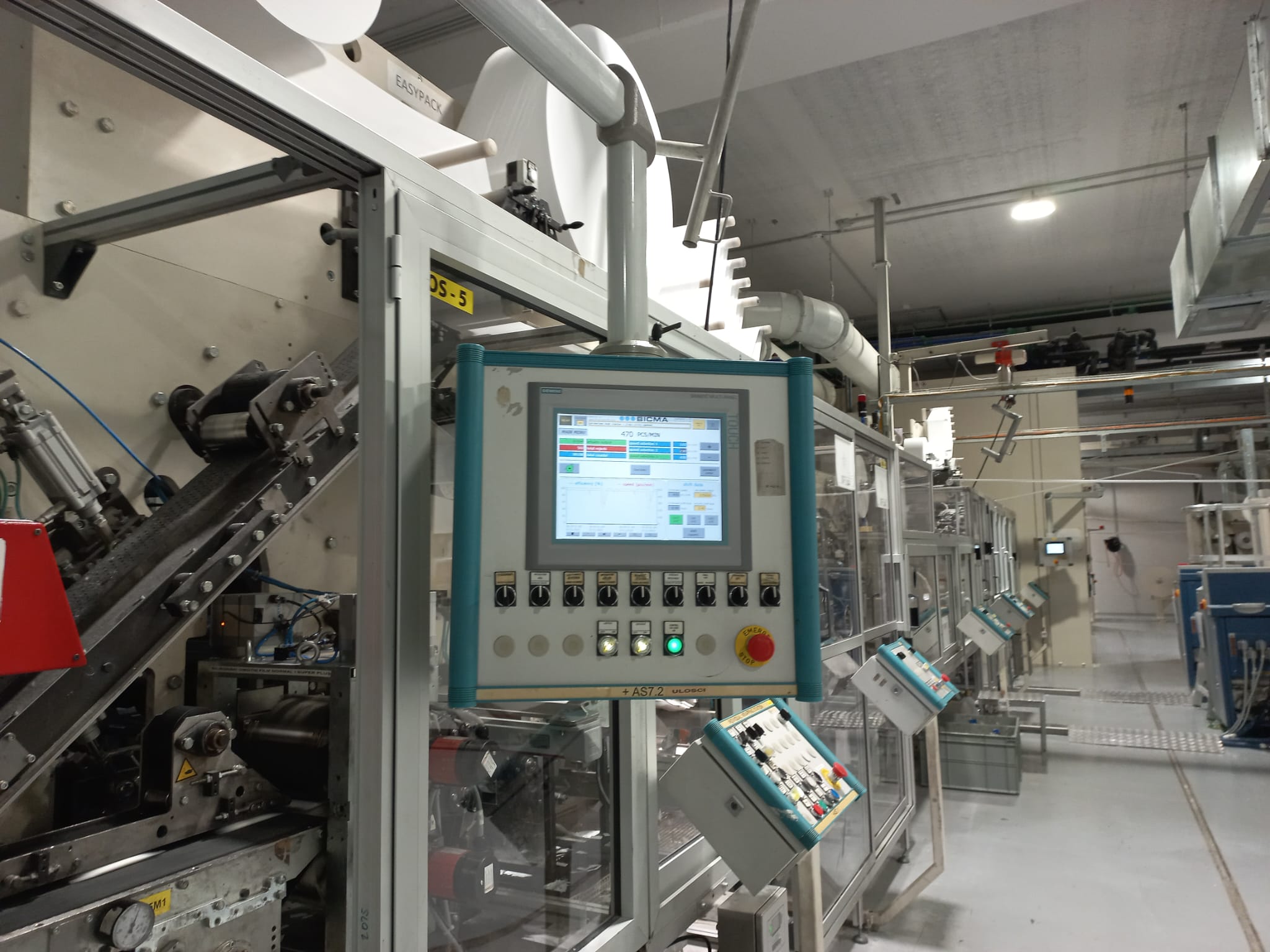 BICMA-CIEMME- OPTIMA ligne de serviettes hygiéniques