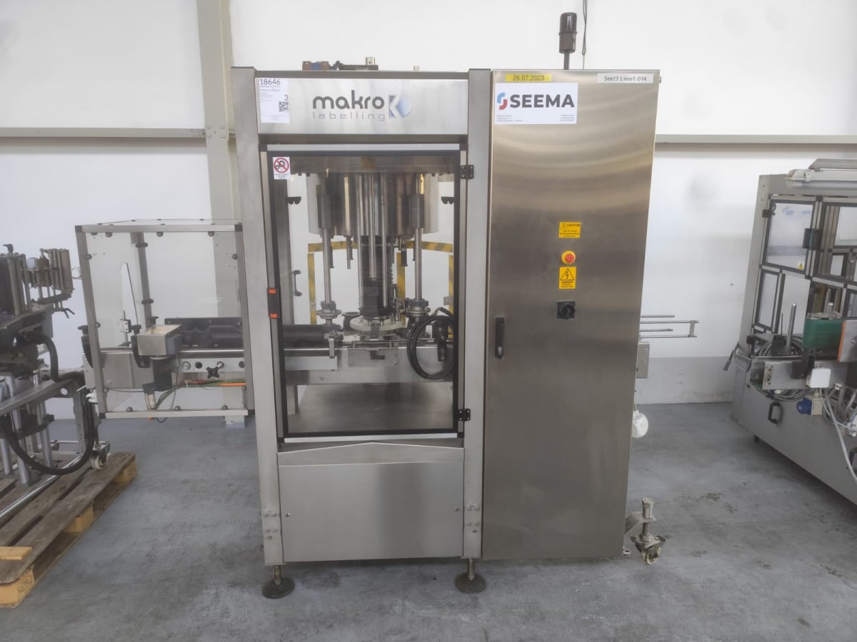 MAK1 4P Ua2 Lw Machine d'étiquetage 2 stations 4.500 bph - Makro