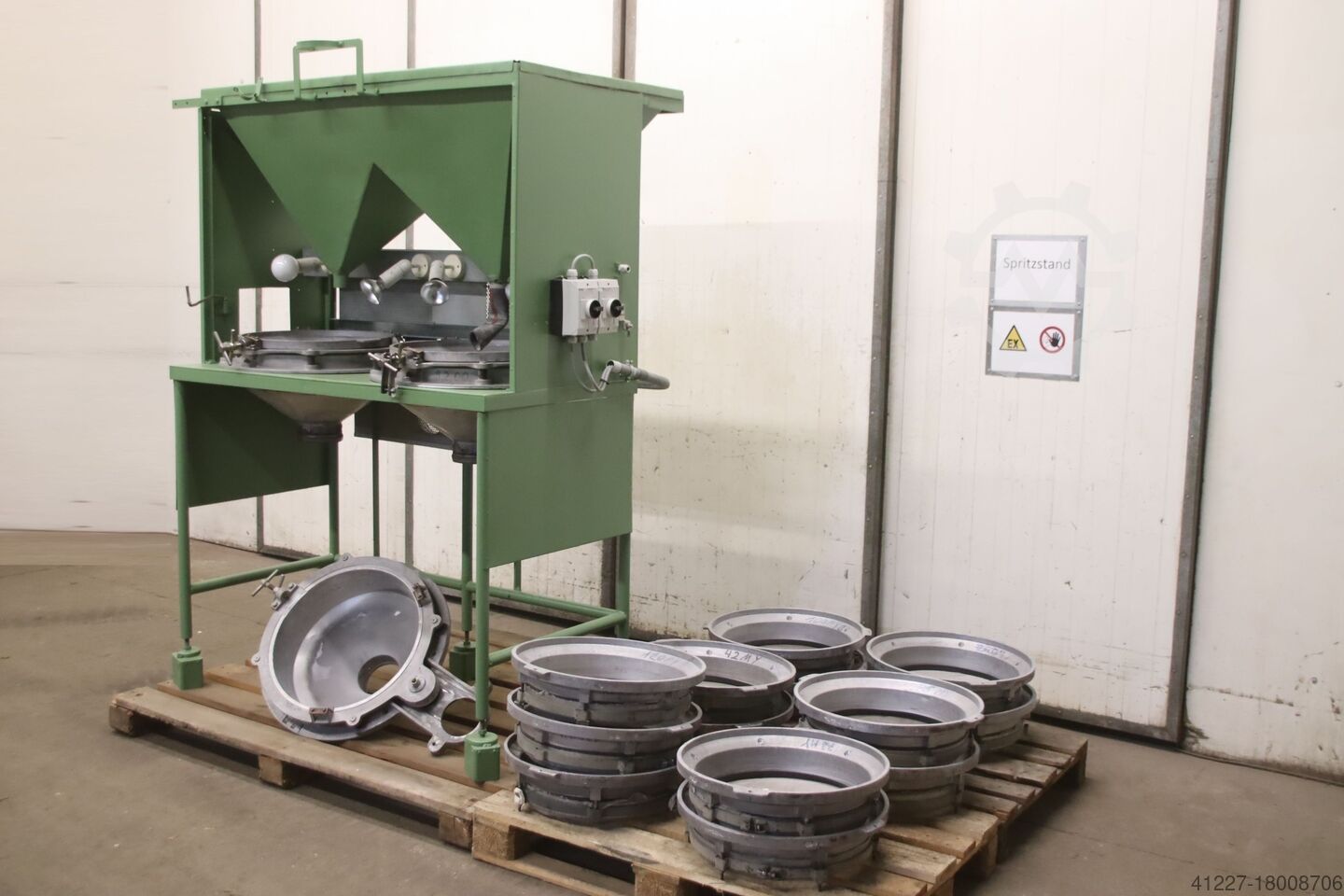 Screening plant control screening machine Siebtechnik Perflux