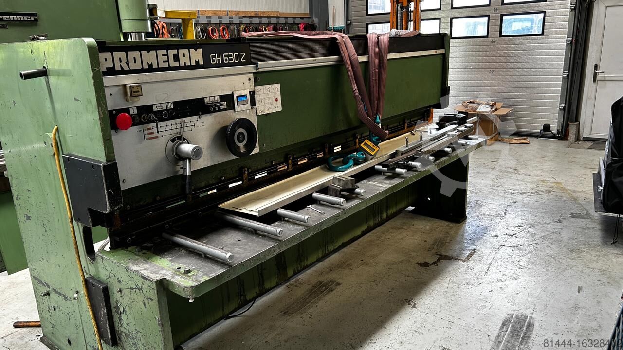 Plate shear Promecam GH 630 Z