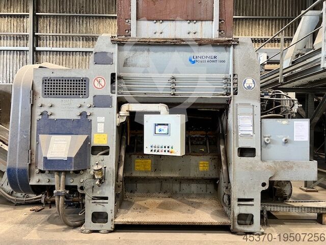 Secondary shredder, single-shaft shredder LINDNER Power Komet 1800