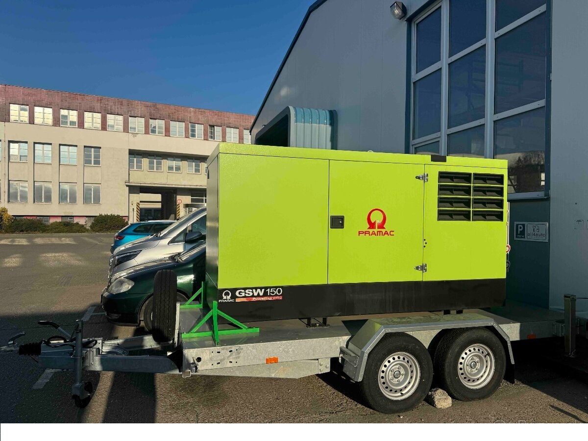 Groupe électrogène PRAMAC GSW150D Faible nombre d'heures