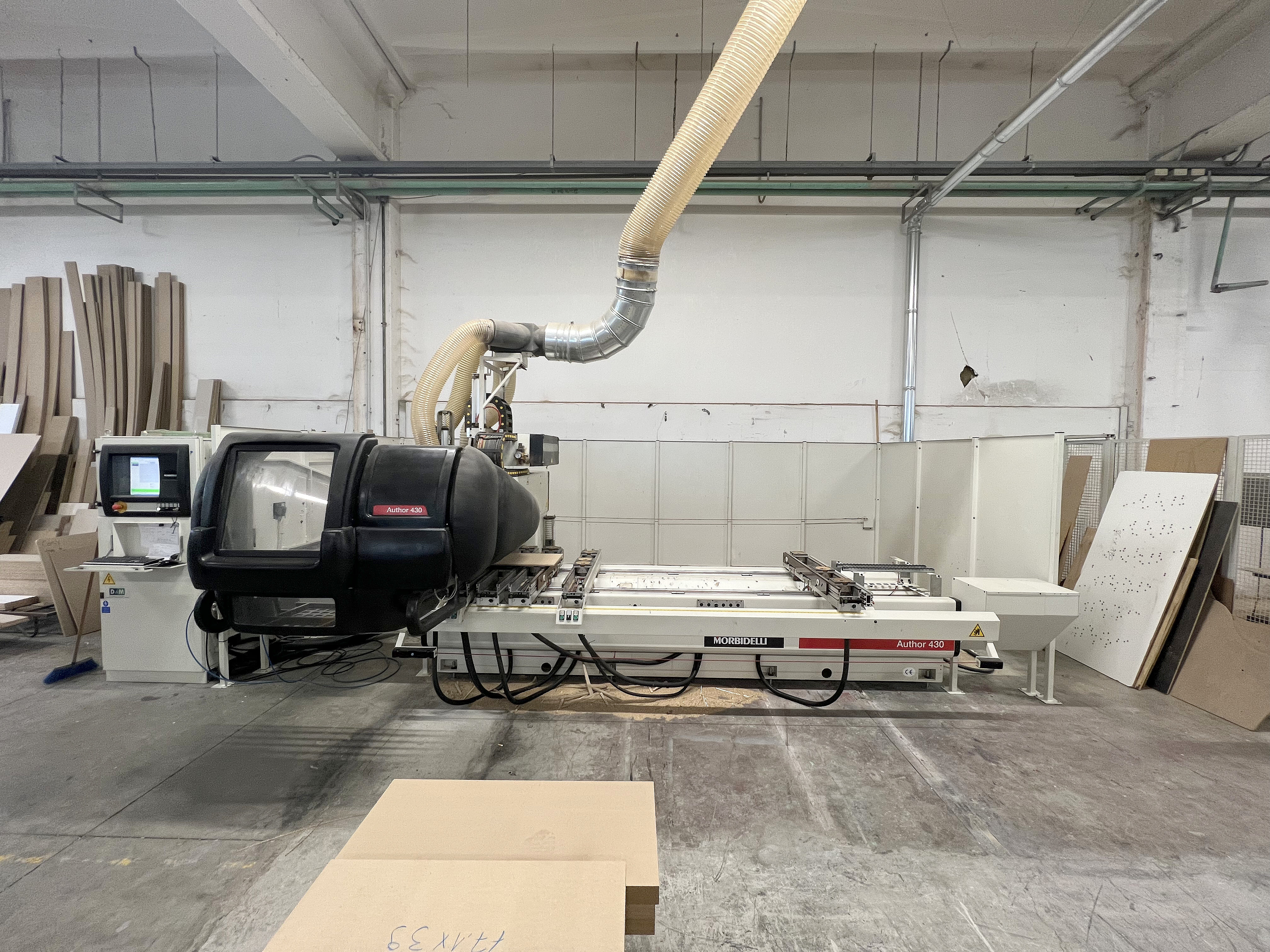 Centre d'usinage à bois cnc SCM MORBIDELLI AUTHOR 430