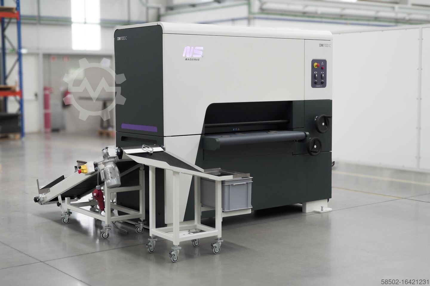 Sheet metal deburring machine / Deburring machine NS Maquinas DM 1100 C