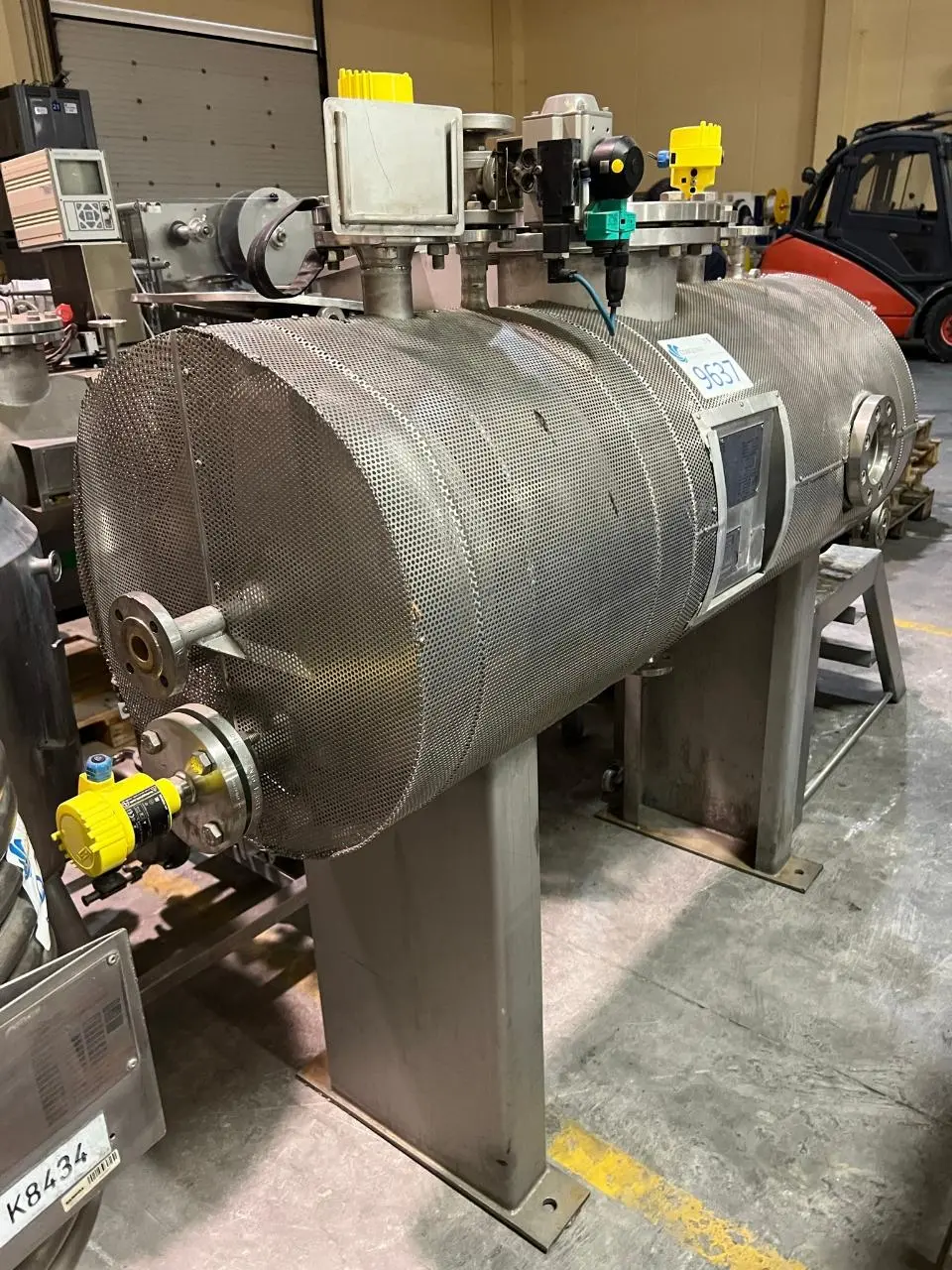 CUVE DÉCANTEUR EN ACIER INOXYDABLE 3150 LITRES