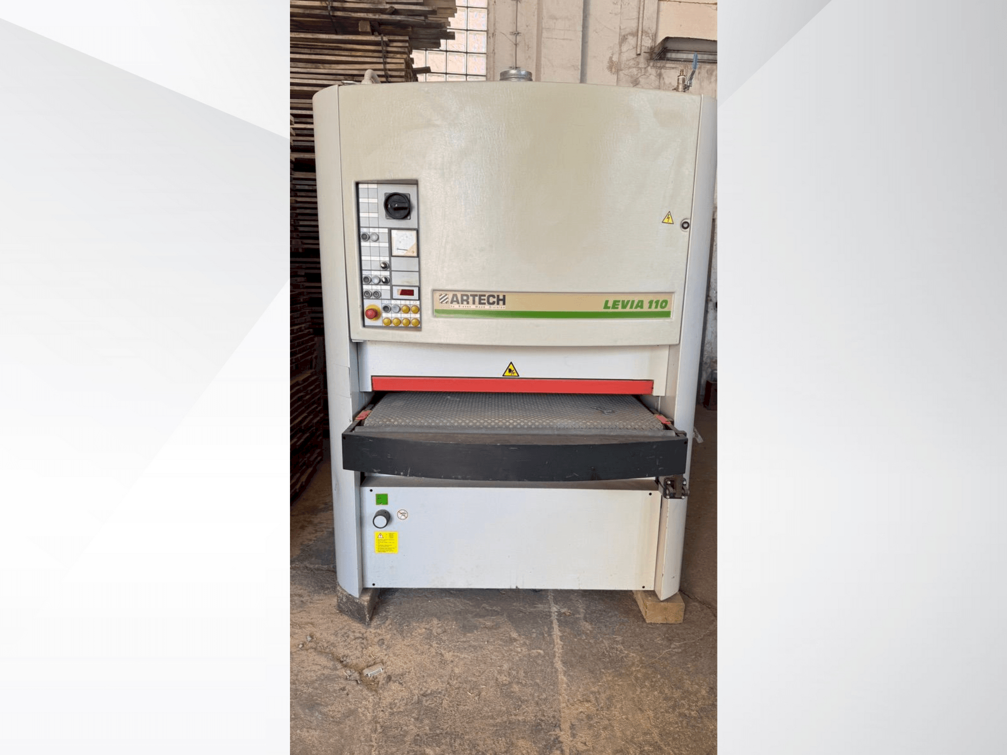 Ponceuse calibreuse large bande BIESSE Levia 110