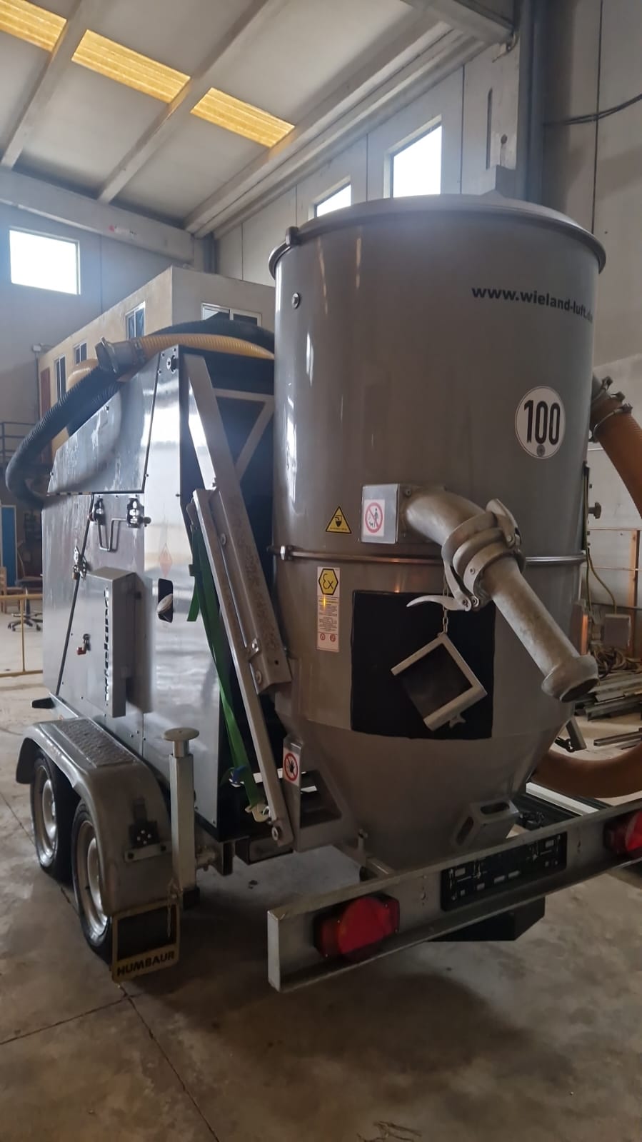 Aspirador industrial - Wieland Vac trailer S-4 Hot deal