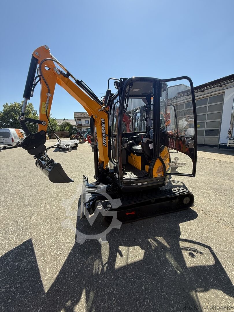 Mini excavator KINGWAY DEUTSCHLAND e. K. Minibagger VIP 27 3 Zylinder