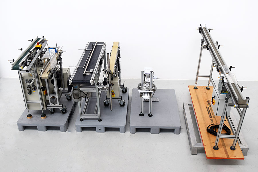 Ensemble de bandes transporteuses sur mesure