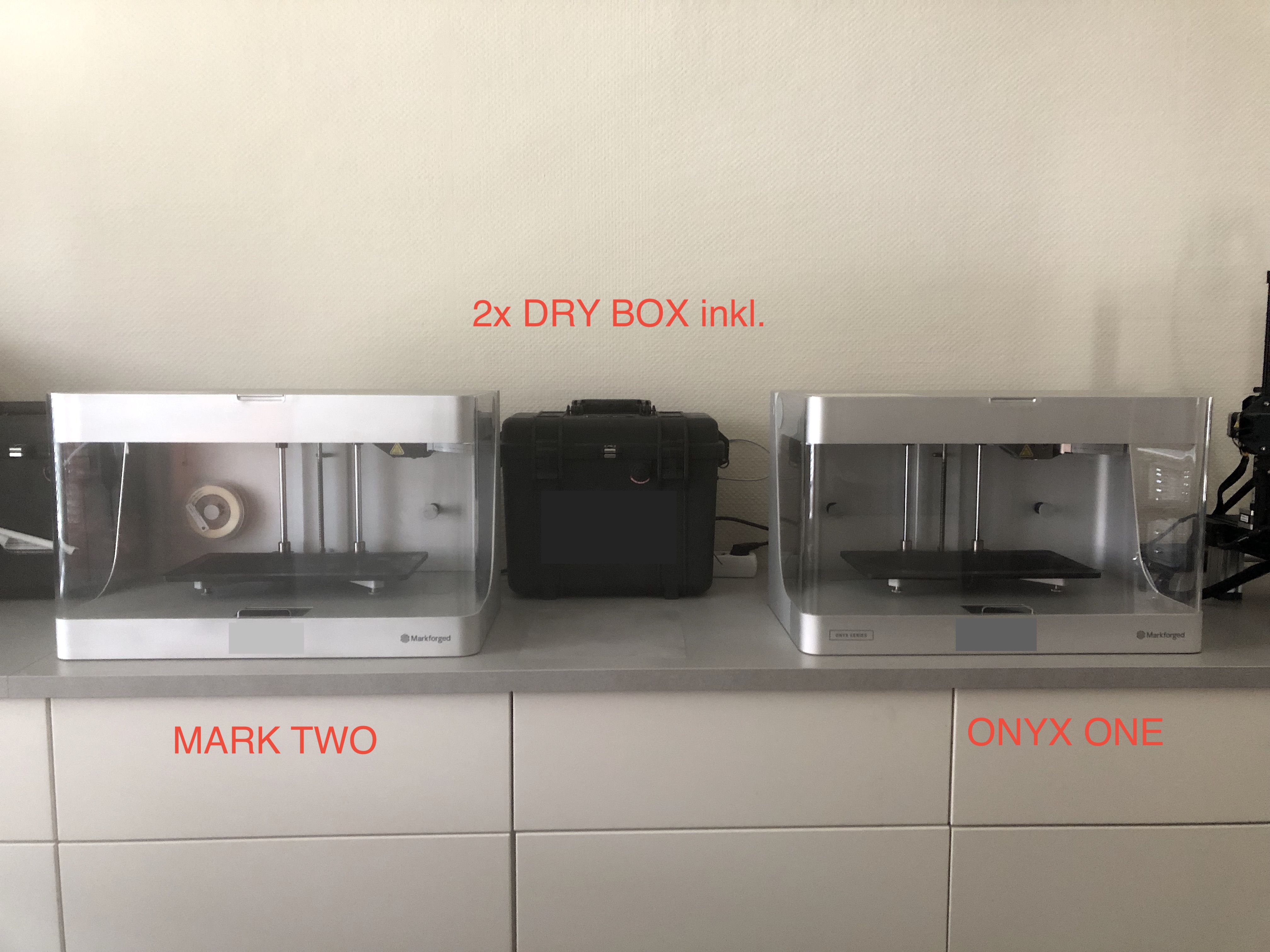 Pack Markforged Onyx One (2018) / Mark Two (2017)