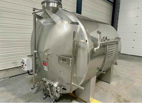 Cuve inox de vinification ROTOMATIC - Horizontale sur pieds - 8 unités
