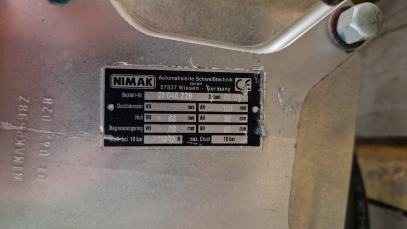 Appareil à souder NIMAK LRN 061/086/1MR/1100/62