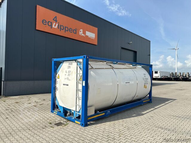 Tank container Welfit Oddy 20FT ISO / 25.070L / 1-COMP / 3 BAFFLES / T11 /...