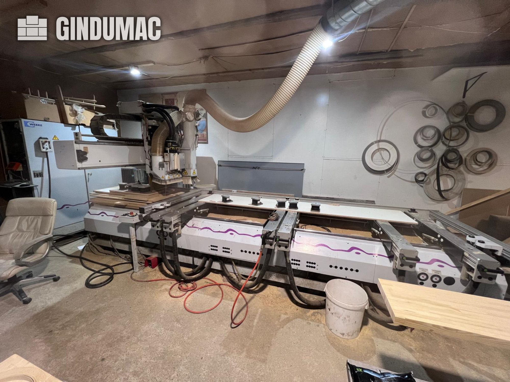 Centre d’usinage CNC bois Weeke OPTIMAT BP 120