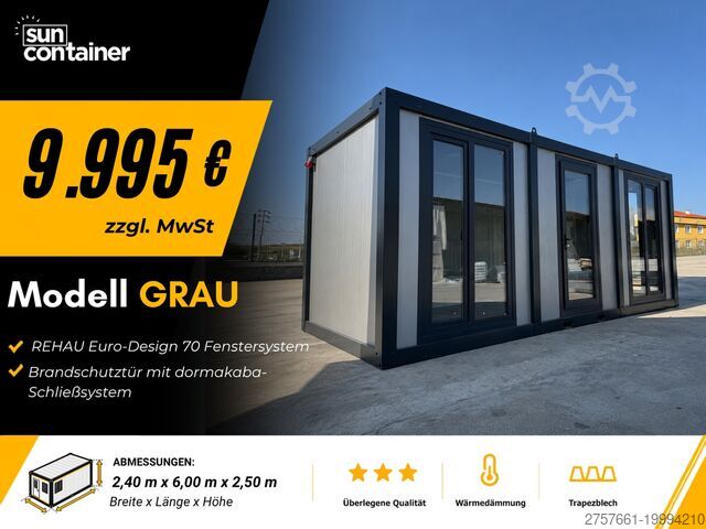 Roll-off container Abrollcontainer mit Flügeltür ca. 26m³