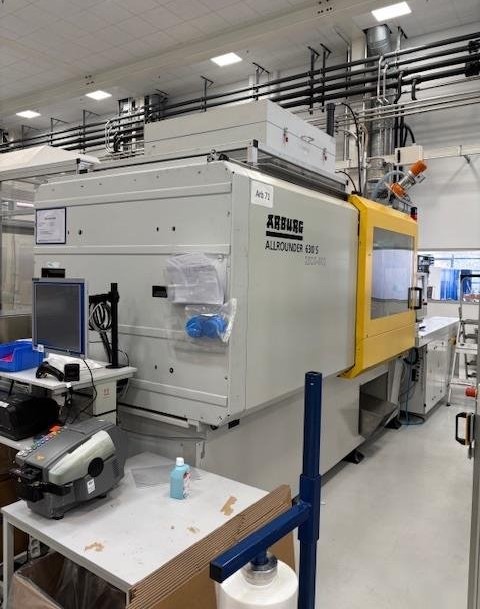 Presse à injecter ARBURG Allrounder 630 S 2500-800 nettoyée et vérifiée