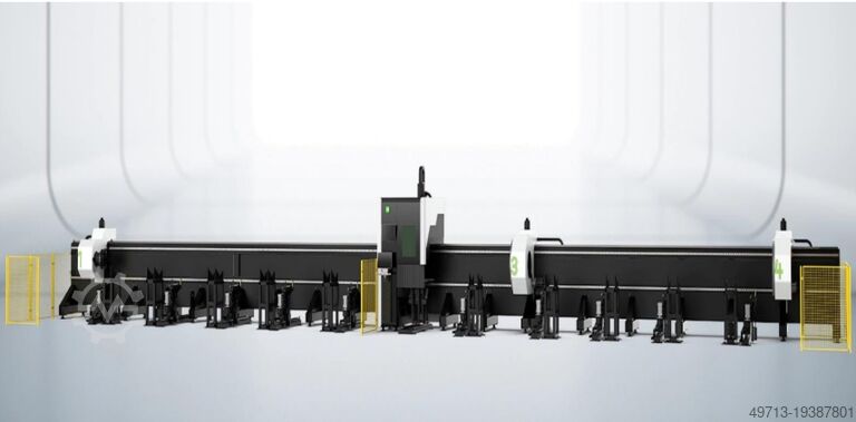 Tube laser cutting machine DPL Tube-12050 6/12 kW 4 Spannfutter