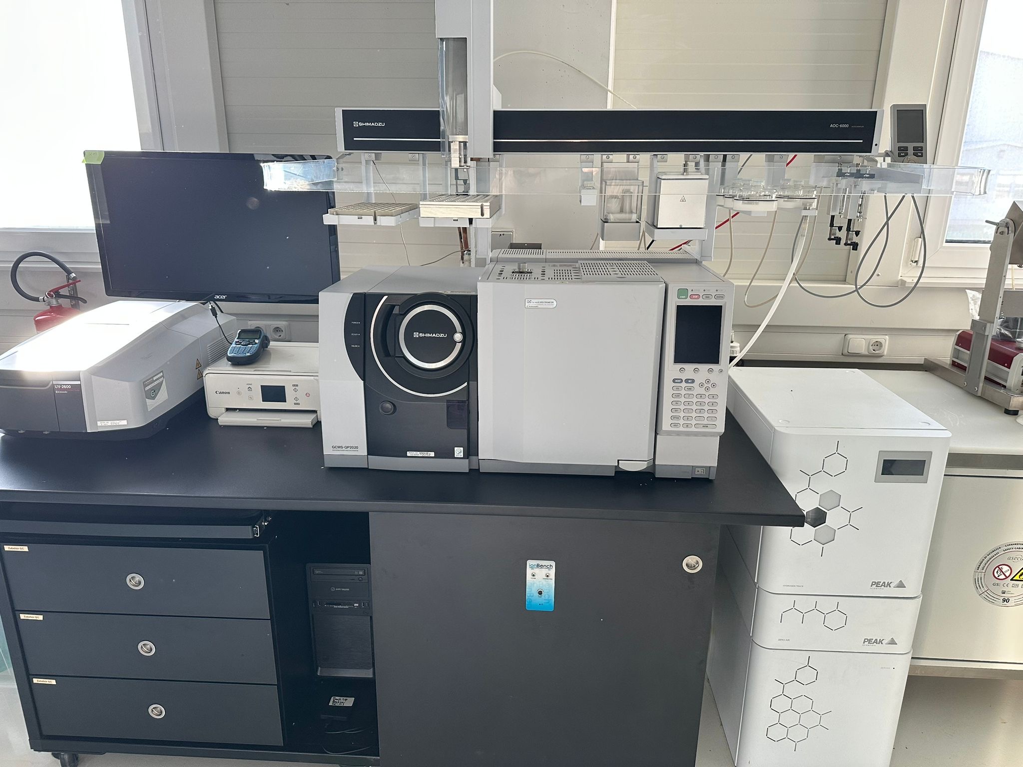 Spectromètre Shimadzu GCMS-QP2020 / GC-2010 Plus