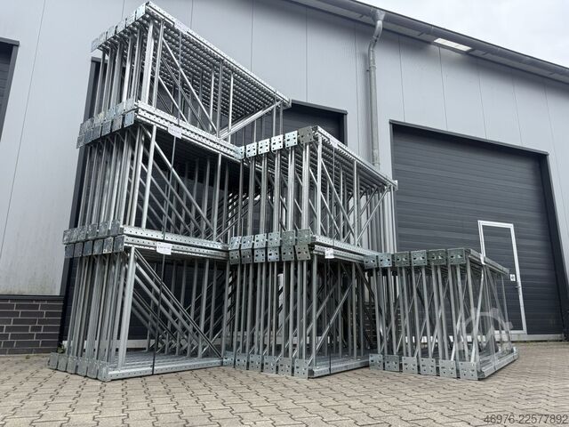 Pallet racking SSI Schäfer PR600/ 2,55 lfm./ Ständer: 2.350 x 800 mm/ Traversen: 2.400 mm