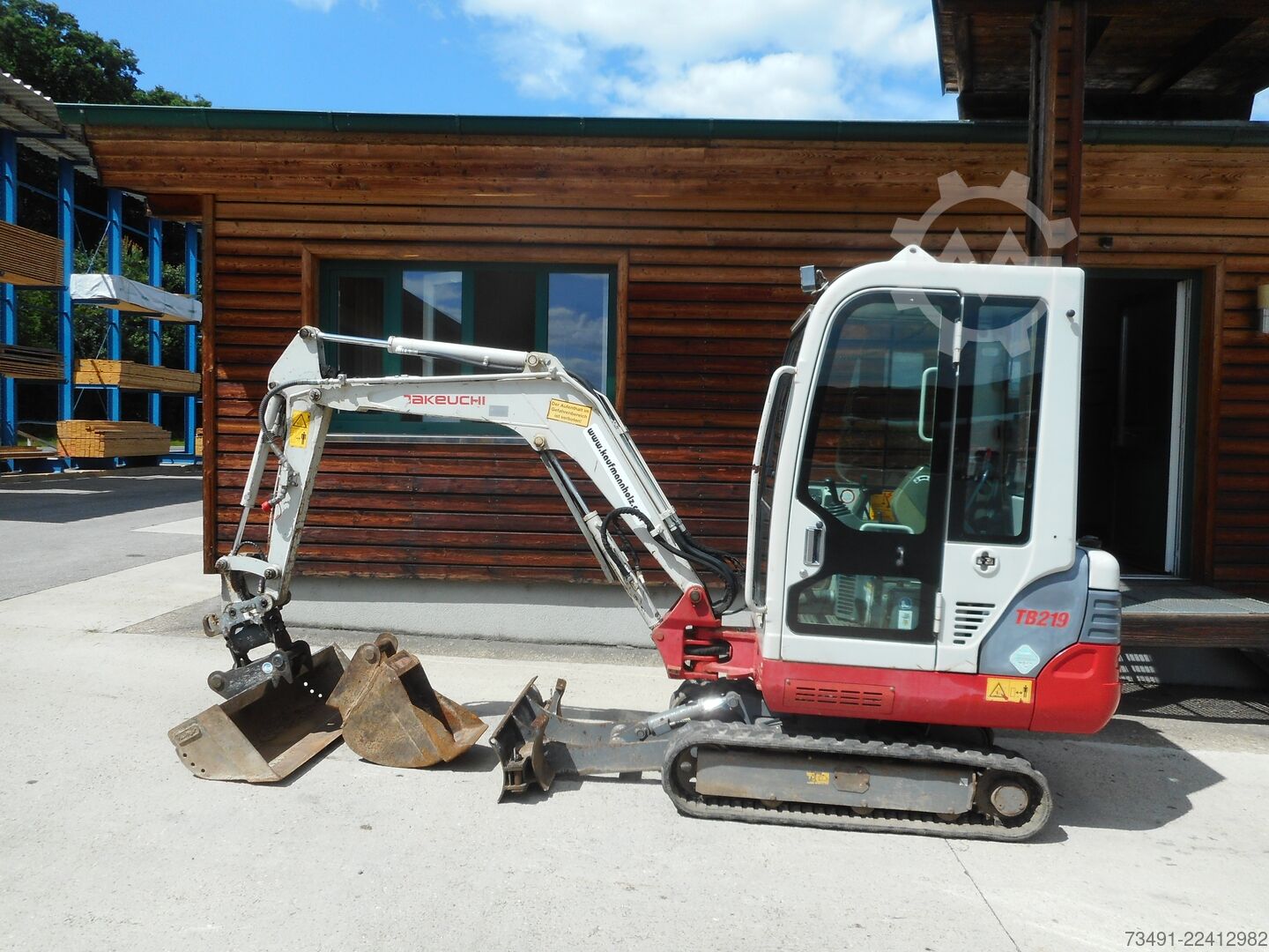 Mini excavator Takeuchi TB 219 ( 2.020kg ) POWERTILT