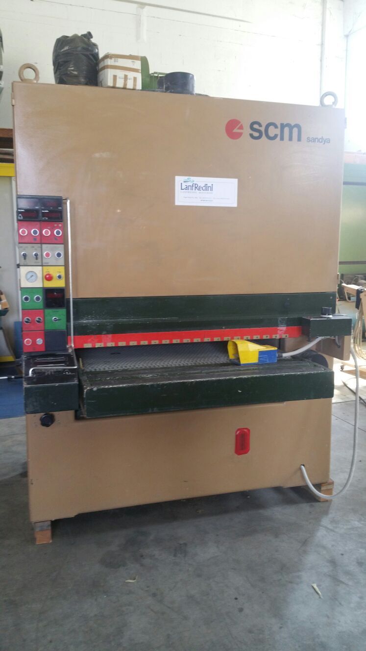 Ponceuse calibreuse large bande SCM CL1100