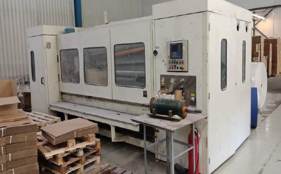 Machine d'impression Automatic Toilet Roll Line ( STRISC 300 | TUBIERA 220 | LINEA COMPATTA SCORE 716B) + CASMATIC Tissue roll Packing Unit --