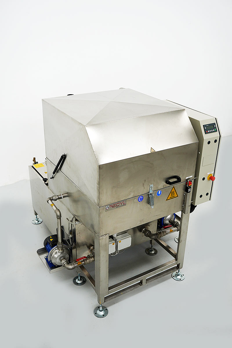 Recyl Unix 80 2 Bagni - Système de lavage de pièces à deux cuves avec panier rotatif (2015)