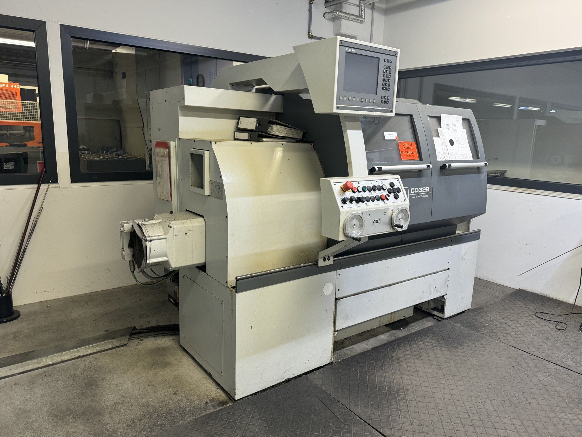 Tour cnc par apprentissage DMT KERN CD 322 d'occasion