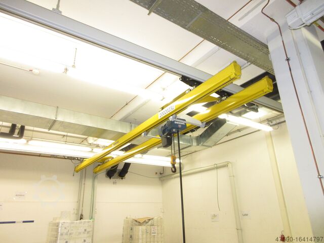 Crane sky Crane overhead crane Crane runway Demag Kranbahn KBK2 1000KG 31x6m Zubehör Demag KBK 2 II KBK2 1000Kg DK Kettenzug