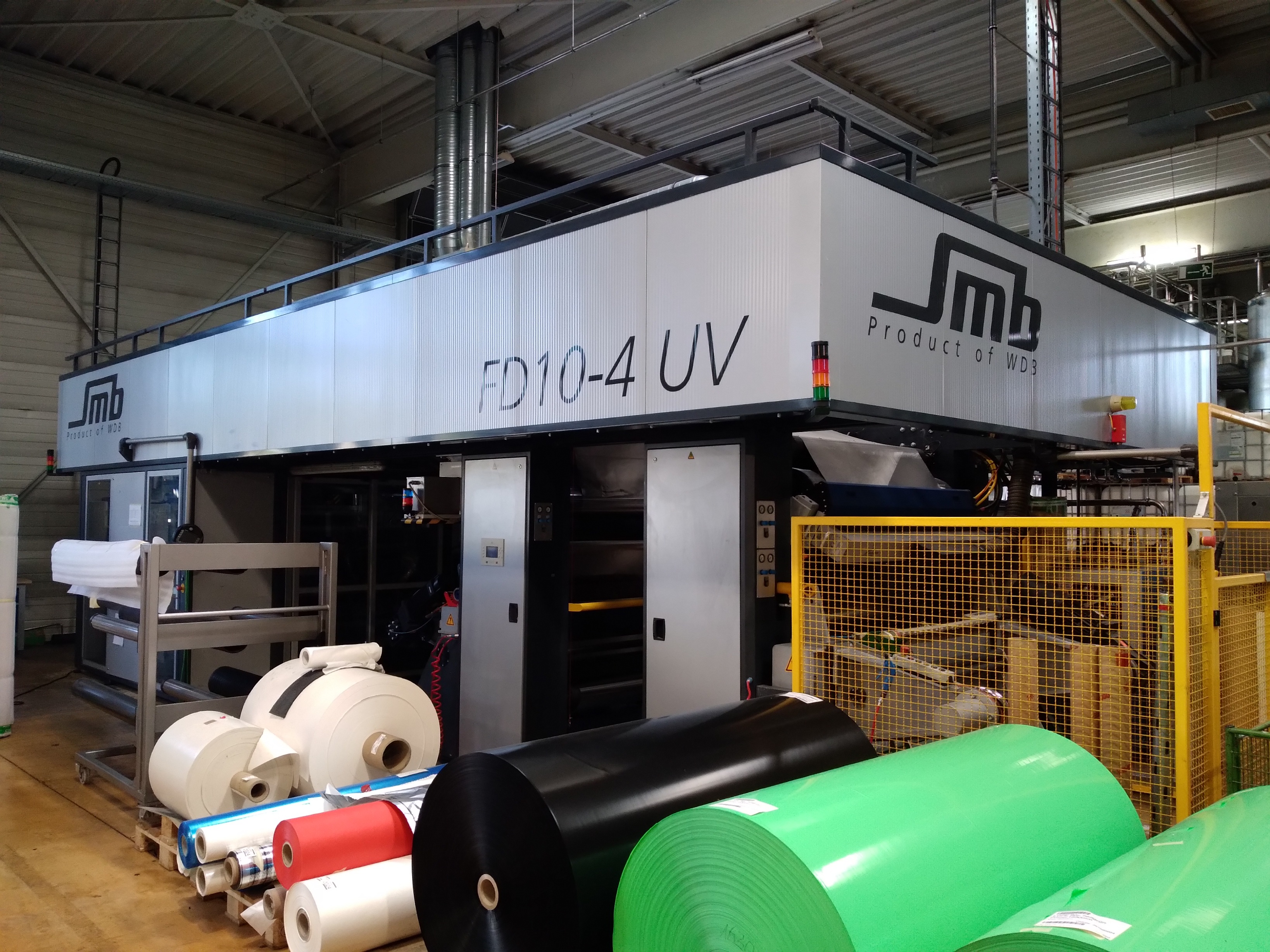 2016 WDB Systemtechnik (Smb) FD10-4/UV | Machine d'impression flexographique 4 couleurs pour encres UV
