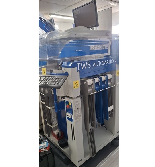 TWS Quadra DVC EVO Pick-and-Place Machine centrage optique placement 0201