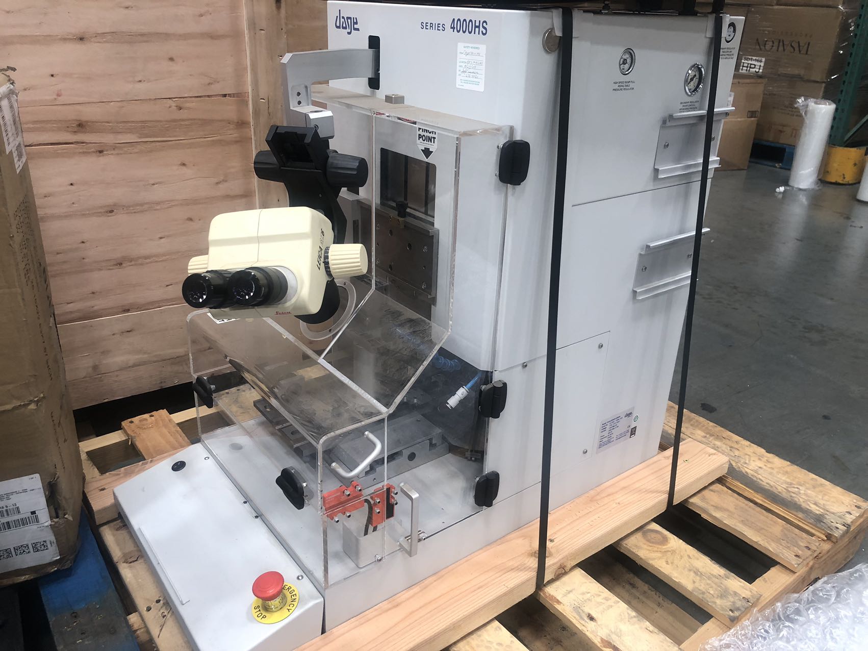 Nordson DAGE 4000HS Bond Tester – Testeur de résistance de soudure à grande vitesse (Jusqu'à 4 m/s cisaillement, 1,3 m/s traction)