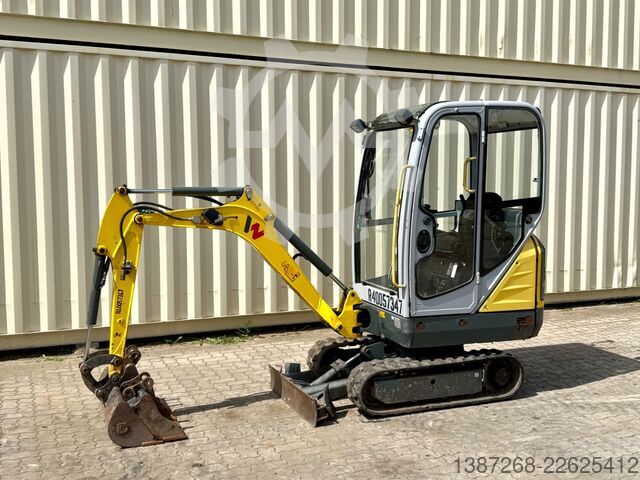 Mini excavator WACKER Neuson ET16 / 2019 BJ / 1.476 H / 3x Löffel