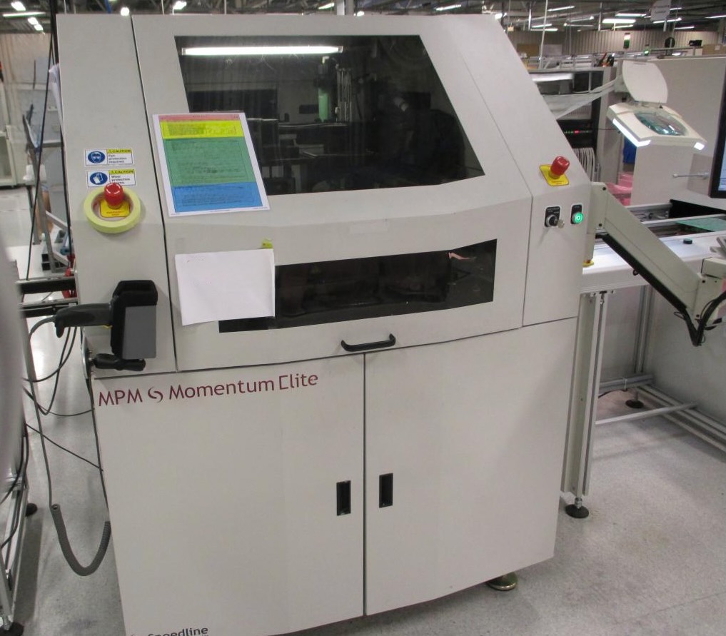 Machine de sérigraphie ITW MPM Momentum Elite