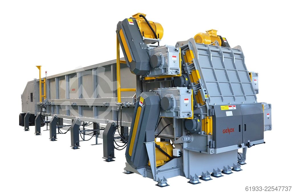 Four Shaft Pipe & Profile Shredder Genox J1200