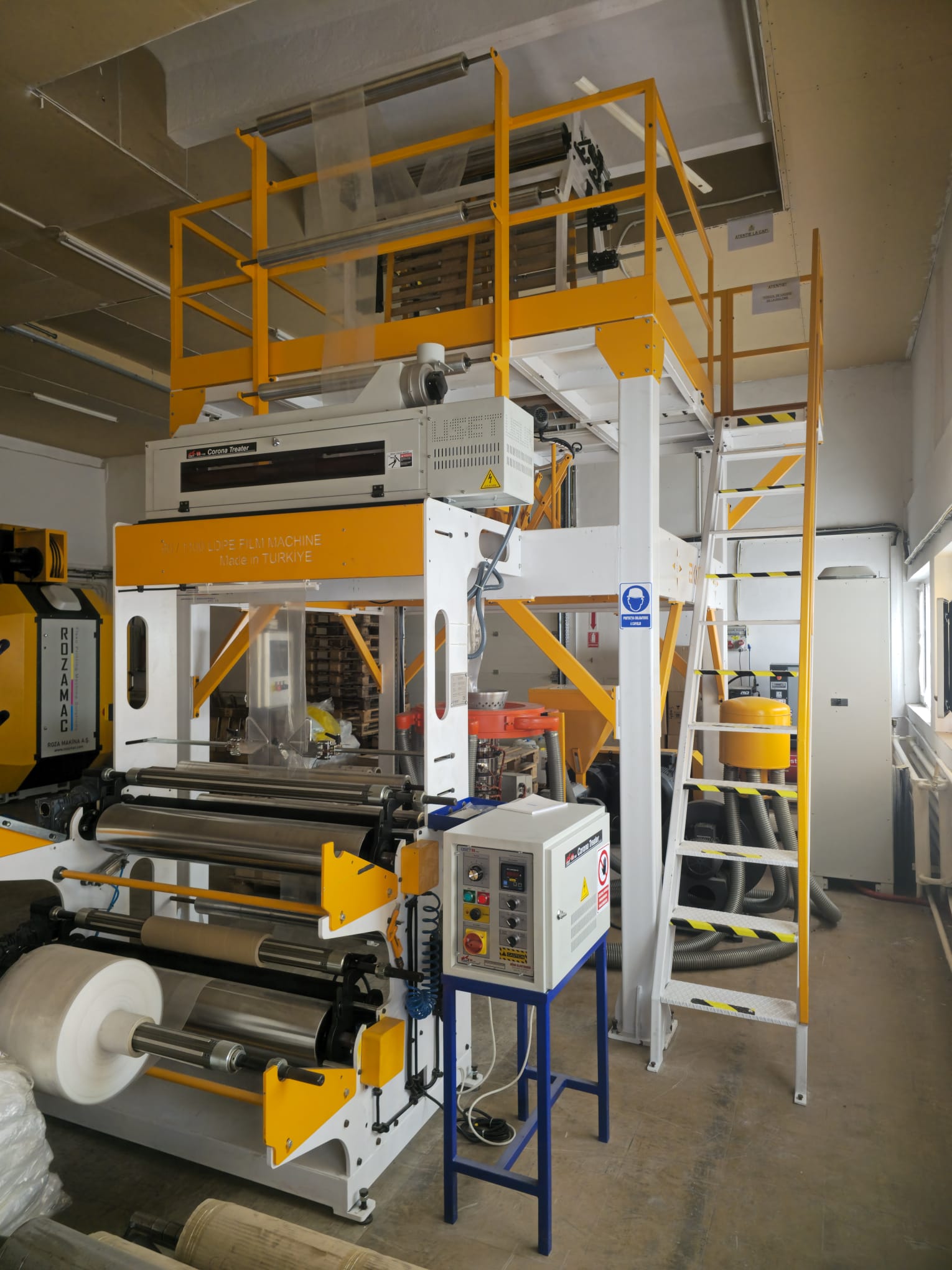 Akport Makine LDPE 60 / 1100 - Machine d'extrusion de film soufflé en PE monocouche BIO