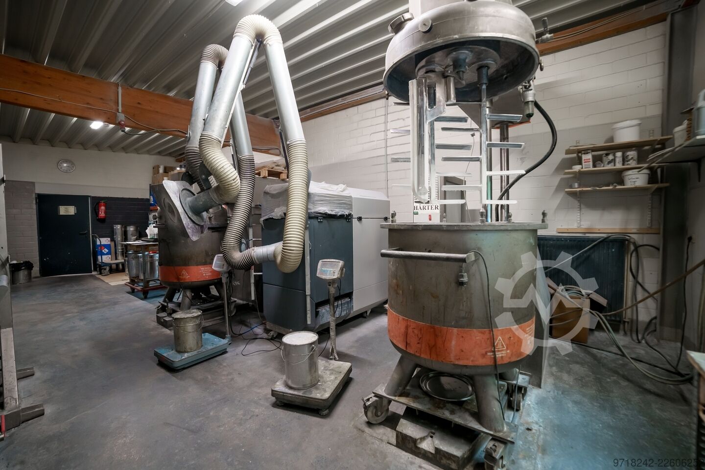 Stirring & mixing equipment Herbst Vakuum-Doppelplanetenrührwerk HRV-S400DP