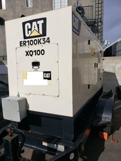 Groupe électrogène Caterpillar XQ100 Bonne affaire