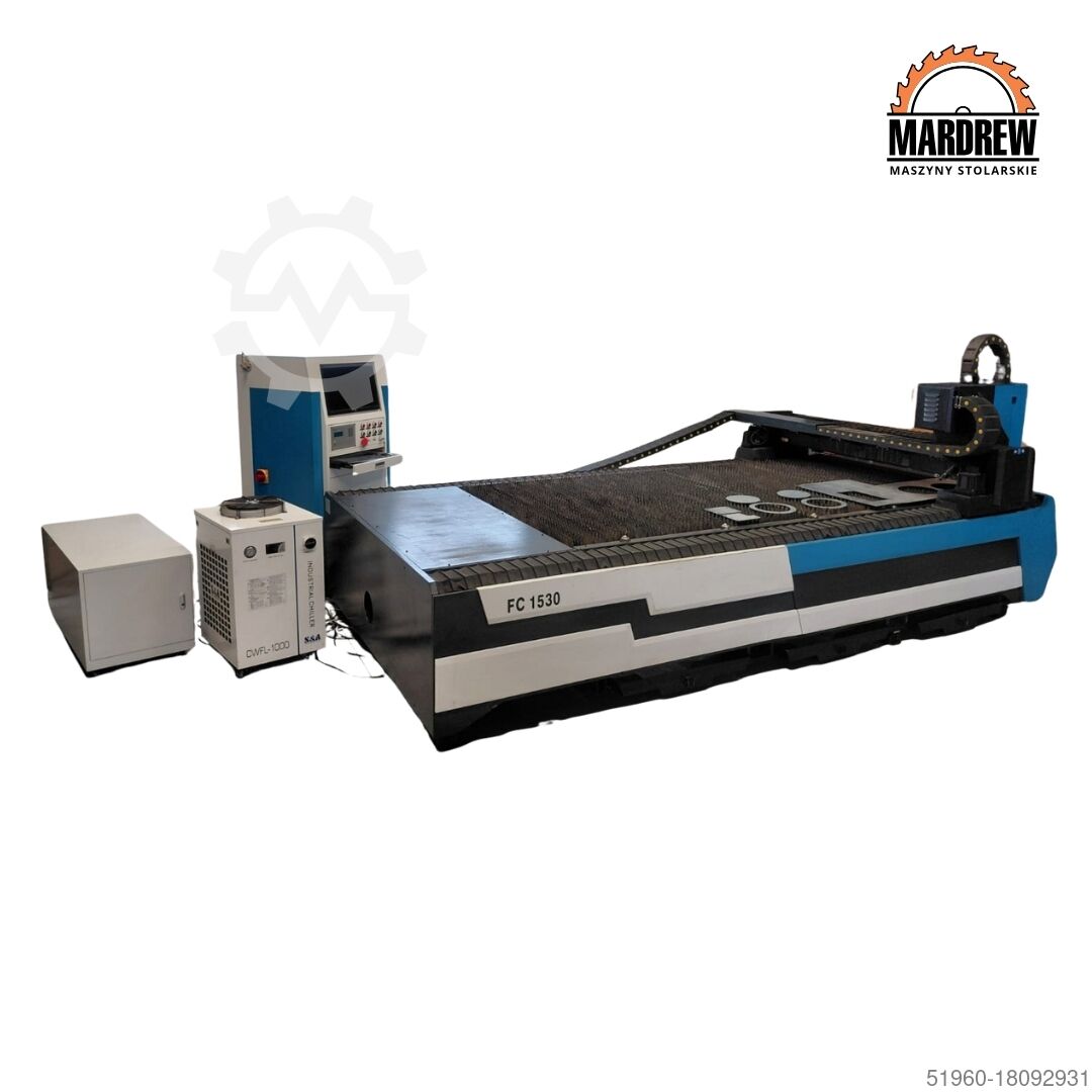 Laser cutter Wycinarka laserowa do stali SUDA FC 1530 Wycinarka laserowa do stali SUDA FC 1530